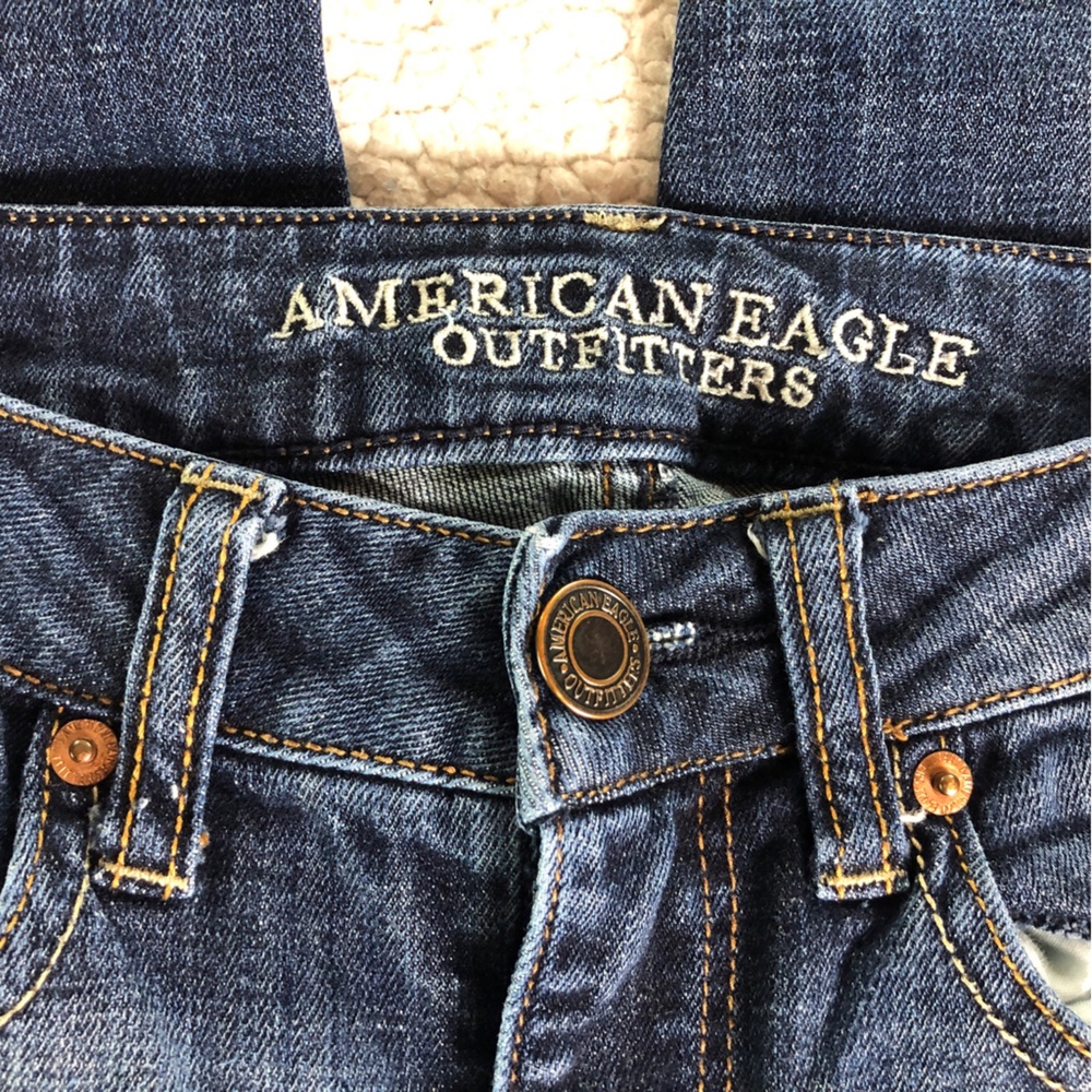 American Eagle Outfitters Women’s Hi-Rise Skinny Stretch Size 2 Regular Jeans - Picture 8 of 15